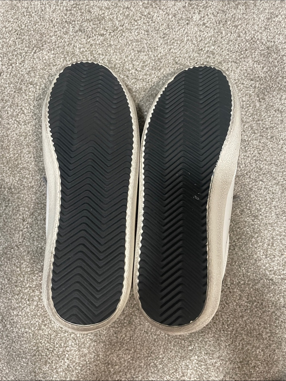 White and Gray Low-Top Women’s Athletic Sneakers - Picture 5 of 5